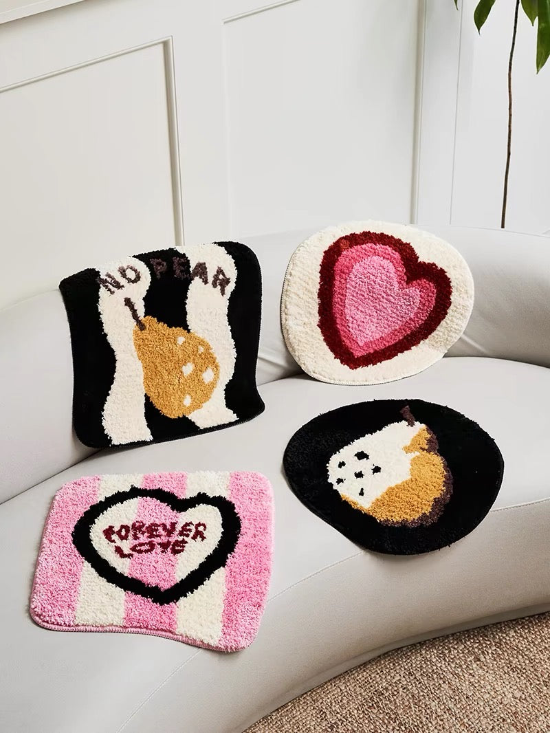 Cute Chair Sofa Cushion car seat mat modern style comfortable non slip bedside floor bath mat